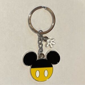 Walt Disney World Disneyland Mickey Mouse Ears and Mini Glove Charm Keychain